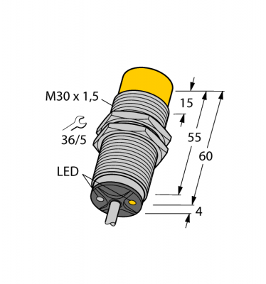 Индуктивный датчик - NI20U-M30-ADZ30X2