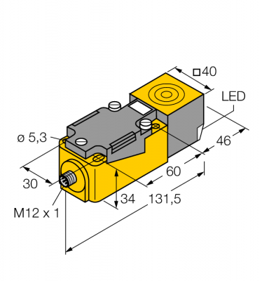 Индуктивный датчик - NI50U-CP40-AP6X2-H1141