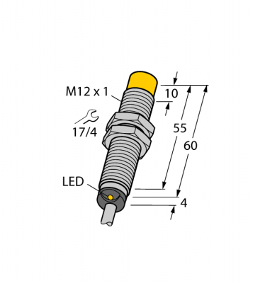 Индуктивный датчик - NI8U-M12E-VP4X