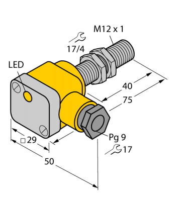 Индуктивный датчик - BI2-G12SK-AP6X