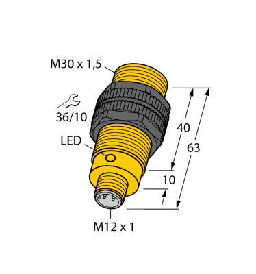 Индуктивный датчик - NI15-S30-AP6X-H1141