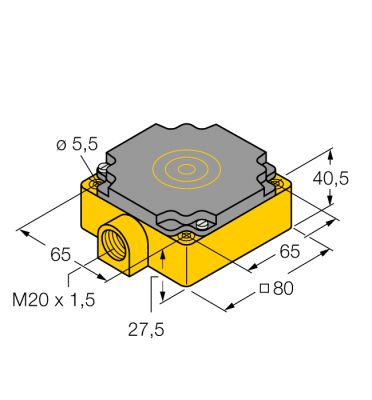 Индуктивный датчик - NI40-CP80-Y1