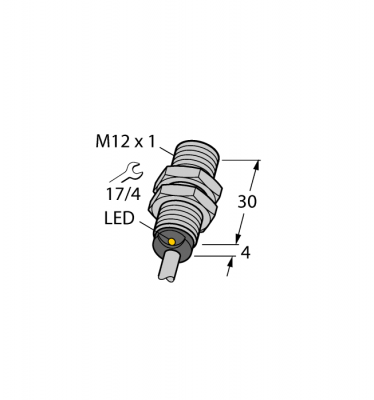 Индуктивный датчик - BI2-G12-Y2X 7M