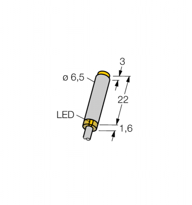 Индуктивный датчик - NI3-EH6,5K-AP6X