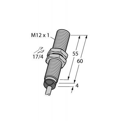 Индуктивный датчикс аналоговым выходом - BI2-M12-LIU