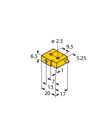 Индуктивный датчик - NI2-Q6.5-AN6