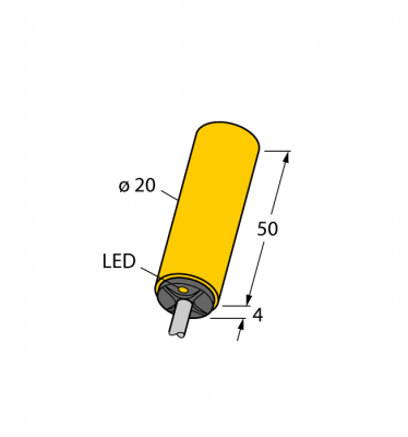 Индуктивный датчик - NI10-K20-AN6X