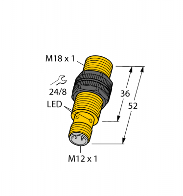 Индуктивный датчик - NI12U-S18-AP6X-H1141