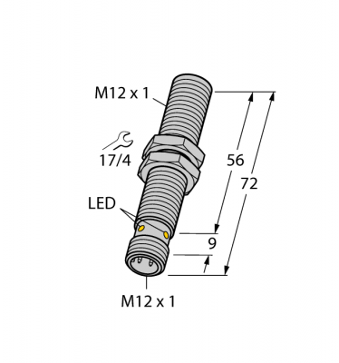 Индуктивный датчик - BI3U-M12EE-AP6X-H1141
