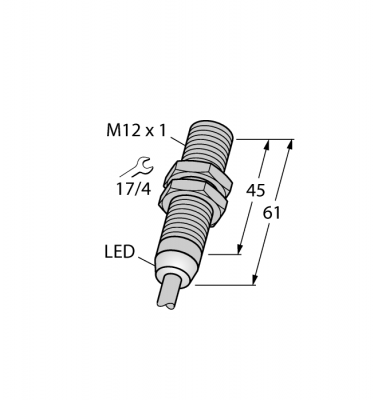 Индуктивный датчикс расширенным диапазоном температуры - BI2-M12-AP6X/S120