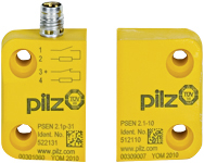 Магнитный предохранительный выключатель PSENmag для электронных реле - PSEN 2.1p-21/PSEN 2.1-20 /8mm/LED/1unit - 502221