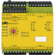 Реле безопасности PNOZ X – Контроль времени - PNOZ XV2.1P 30/24-240VACDC 2n/o 2n/o t - 777540