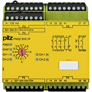 Реле безопасности PNOZ X – Контроль времени - PNOZ XV3.1P 3/24-240VACDC 3no 1nc 2no t - 777532