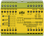 Реле безопасности PNOZ X – Контроль состояния покоя - PU3Z 24VDC 3n/o 1n/c 6so - 775510