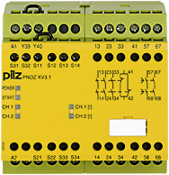 Реле безопасности PNOZ X – Контроль времени - PNOZ XV3.1 0.5/24VDC 3n/o 1n/c 2n/o fix - 774534