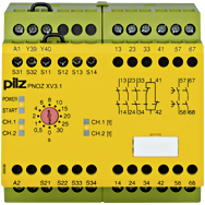 Реле безопасности PNOZ X – Контроль времени - PNOZ XV3.1 30/24VDC 3n/o 1n/c 2n/o t - 774530