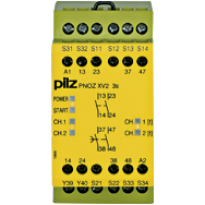 Реле безопасности PNOZ X – Контроль времени - PNOZ XV2 3/24VDC 2n/o 2n/o fix - 774505