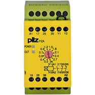 Реле безопасности PNOZ X – Контроль времени - PZA 3/24VDC 1n/o 2n/c - 774041