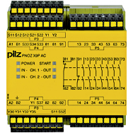 Реле безопасности PNOZ X – E-STOP, защитная дверь, световая решетка - PNOZ X9P C 24DC 24-240VACDC 7no 2nc 2so - 787606