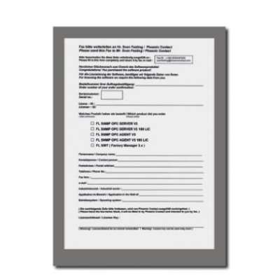 Лицензия - FL SNMP OPC SERVER V3 LIC 100 - 2701138