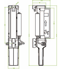 Ex de IIC Emergency Fluorescent Light Fitting 650/0211