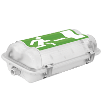 Ex nR Compact Fluorescent Emergency Exit Fitting MULTIBASET-N-I-PC-WR-111-3H