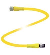 Connection cable V3-GM-41-YE0,45M-PVC-U-V3-GM