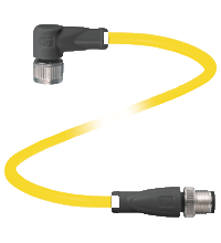 Connection cable V1-W-YE2M-PVC-U-V1-G